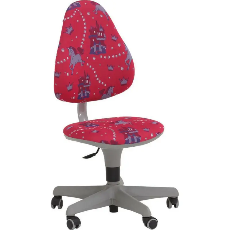 Jugenddrehstuhl in Netzbespannung Blau, Lila, Pink