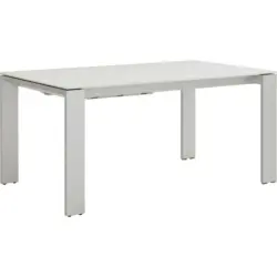 Esstisch in Metall, Glas, Holzwerkstoff 160/94/75 cm