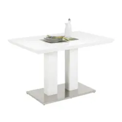 Esstisch in Metall, Holzwerkstoff 120/80/76 cm