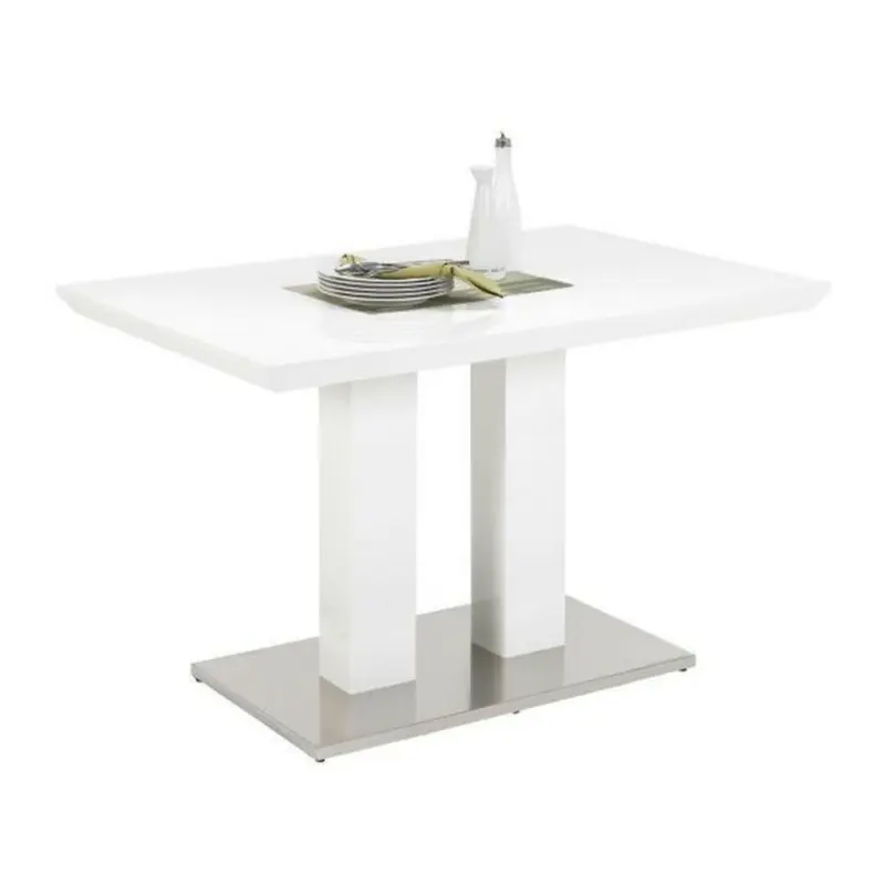 Esstisch in Metall, Holzwerkstoff 120/80/76 cm