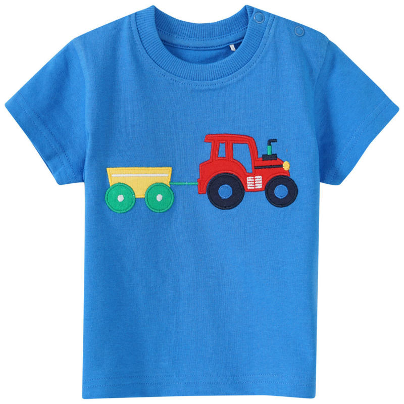 Baby T-Shirt mit Trecker-Applikation