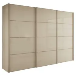 Schiebetürenschrank in Sandfarben