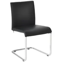 Schwingstuhl in Echtleder pigmentiert