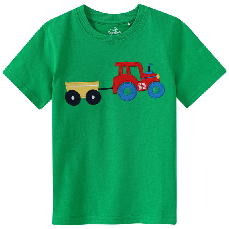 Jungen T-Shirt mit Trecker-Applikation