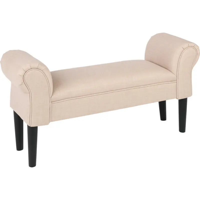 Hockerbank 102/51/31 cm in Beige