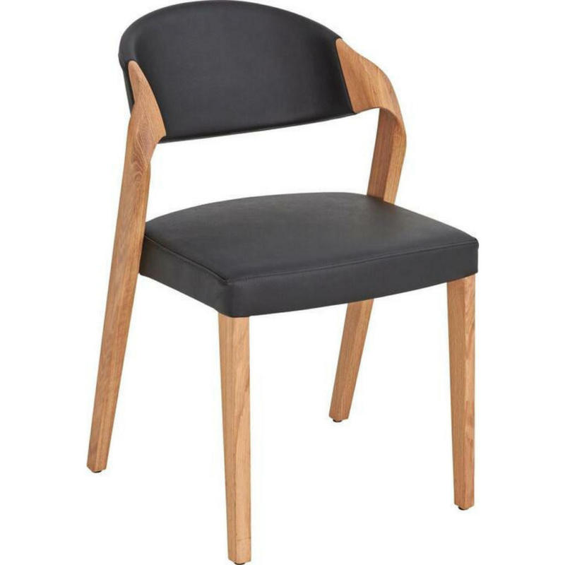 Stuhl in Echtleder pigmentiert