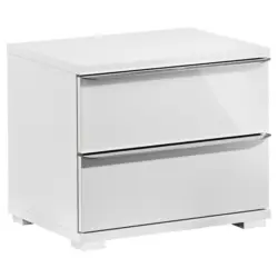 Nachtkästchen in Weiß