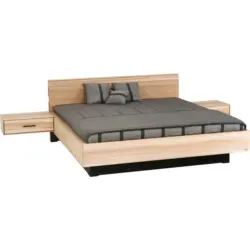 Bettanlage 180/200 cm in Eschefarben