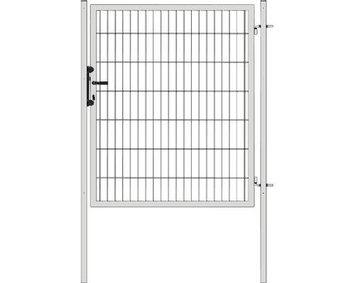 Tür ULI ZH 1,4 m x LW 1,22 m, RAL 9006 weiß aluminium