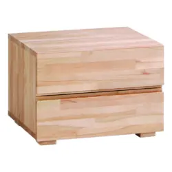 Nachtk&auml;stchen in massiv Kernbuche Buchefarben