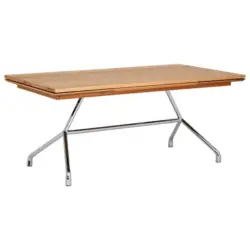 Esstisch in Holz, Metall 180-280/95/77 cm