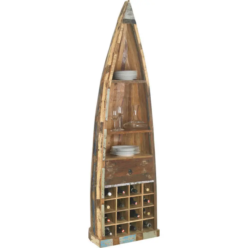 Bootsregal 58/205/45 cm Braun