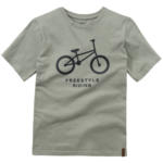 Ernsting's family Jungen T-Shirt mit gummiertem Print - bis 08.05.2024