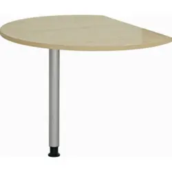 Schreibtischplatte 100/80/2,5 cm in Ahornfarben