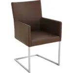 XXXLutz Lauterach - Ihr Möbelhaus bei Bregenz Armlehnstuhl in Edelstahl Echtleder pigmentiert