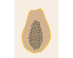 Kunstdruck Papaya 50x70 cm