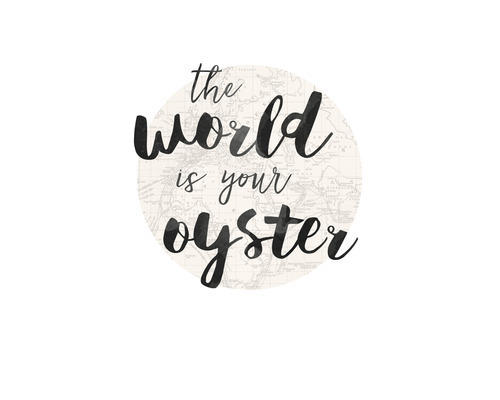 Kunstdruck World is your Oyster I 30x40cm