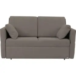 Schlafsofa in Chenille Schlammfarben