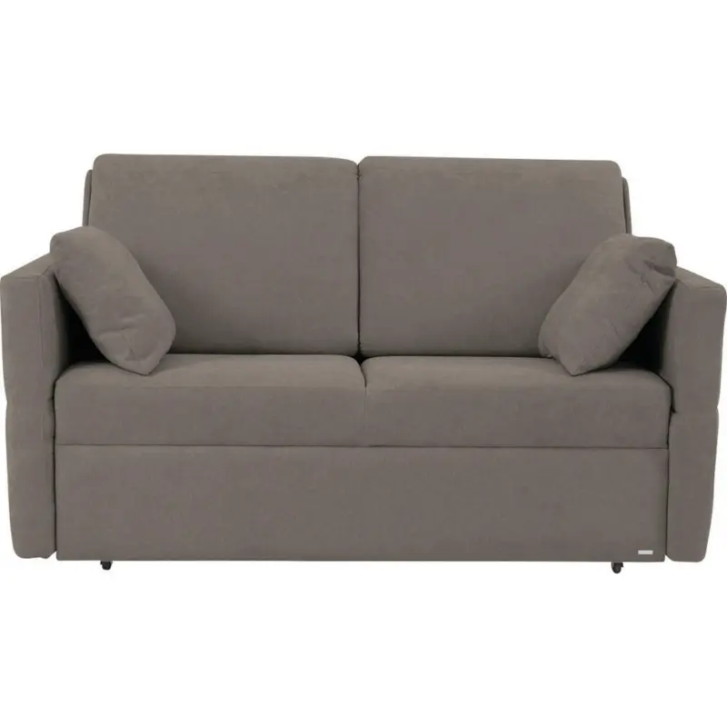 Schlafsofa in Chenille Schlammfarben