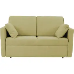 Schlafsofa in Chenille Hellgrün
