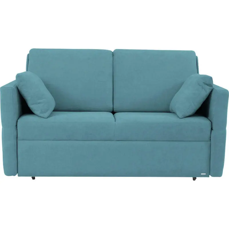 Schlafsofa in Chenille Petrol