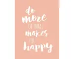 Hornbach Kunstdruck Happy do More 50x70 cm