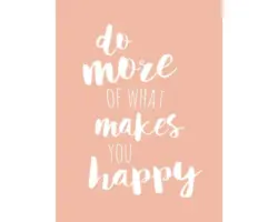 Kunstdruck Happy do More 30x40 cm