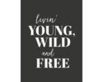 Hornbach Kunstdruck Young, wild, free 50x70 cm