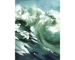 Kunstdruck Wave 70x100 cm