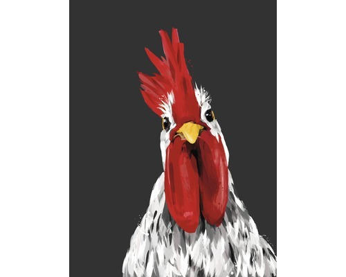 Kunstdruck Chicken 80x120 cm