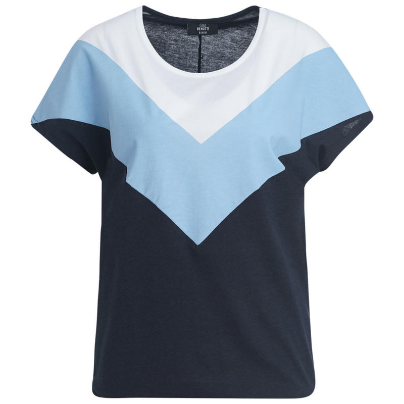 Damen T-Shirt mit Colourblocking