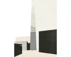 Kunstdruck Town 80x120 cm