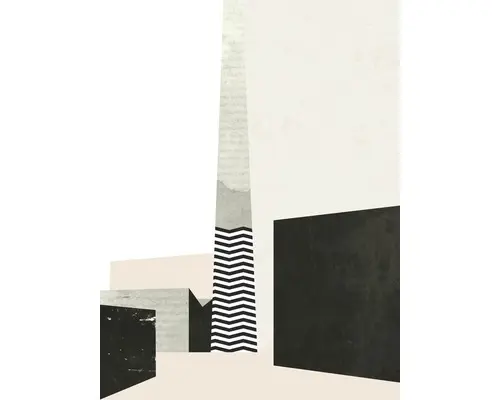 Kunstdruck Town 80x120 cm