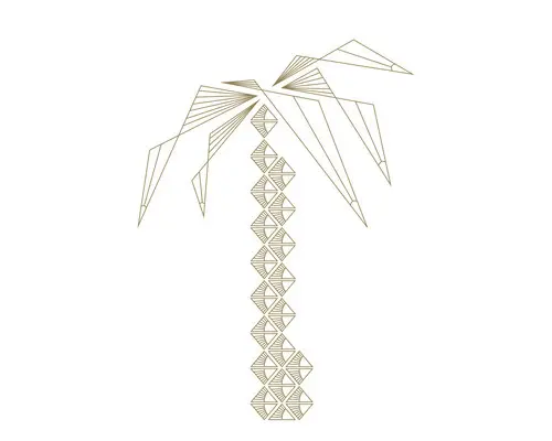 Kunstdruck Palm Tree 40x50 cm