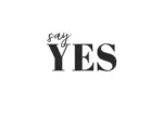 Hornbach Kunstdruck Say Yes 30x40 cm