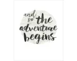 Hornbach Kunstdruck Adventure Begins 60x80 cm