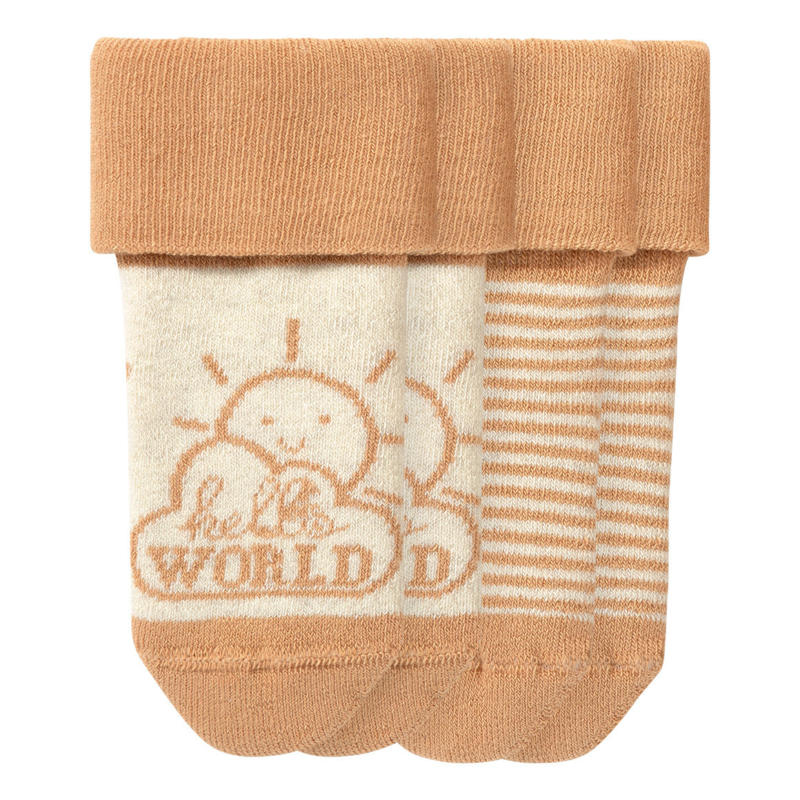 2 Paar Newborn Socken mit Umschlagbündchen (Nur online)
