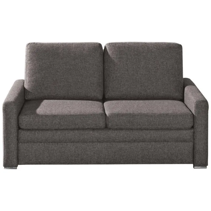 Schlafsofa in Webstoff Grau