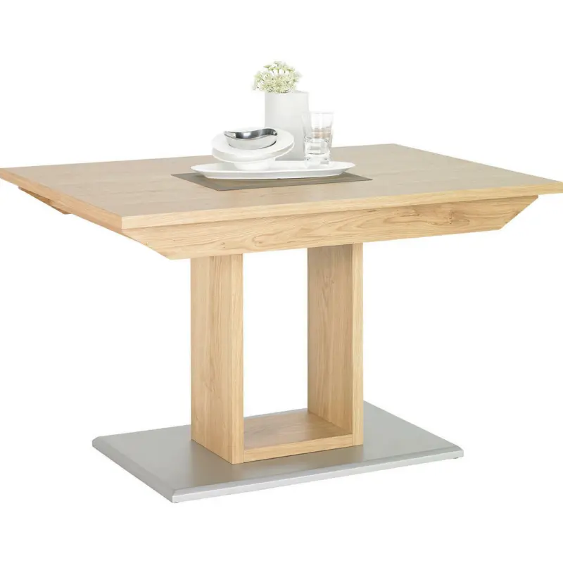 Esstisch in Holz, Holzwerkstoff 160-210/90/75,5 cm