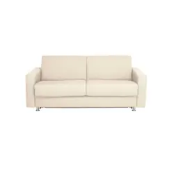 Schlafsofa in Flachgewebe Naturfarben