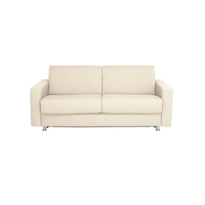 Schlafsofa in Flachgewebe Naturfarben