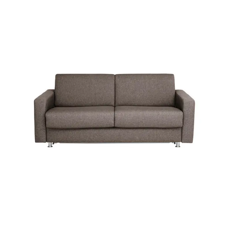Schlafsofa in Flachgewebe Grau