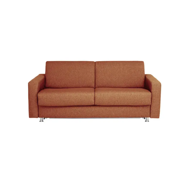 Schlafsofa in Flachgewebe Rot