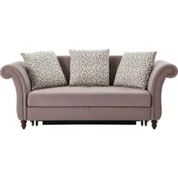 Schlafsofa in Grau, Beige