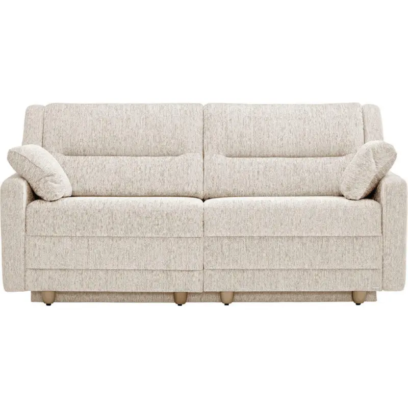 Schlafsofa in Chenille Naturfarben