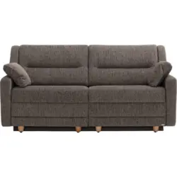 Schlafsofa in Chenille Schlammfarben