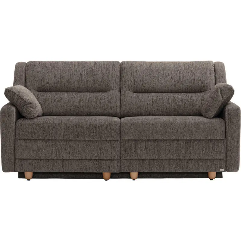 Schlafsofa in Chenille Schlammfarben
