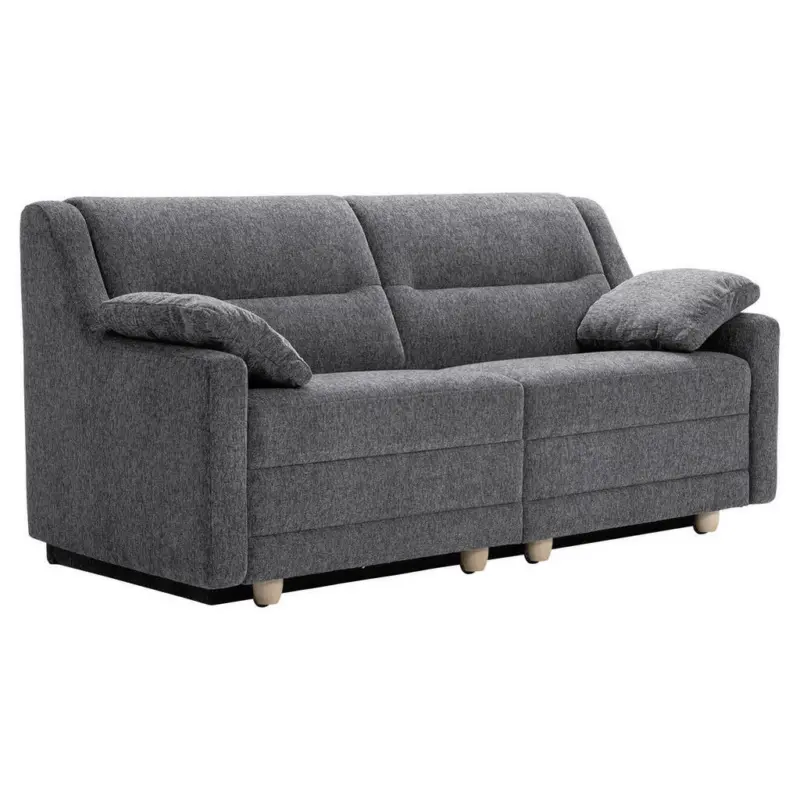 Schlafsofa in Chenille Dunkelgrau