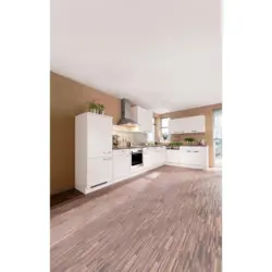 Eckküche 395/225 cm in Magnolie