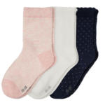 Ernsting's family 3 Paar Mädchen Socken mit Wellenbündchen - bis 15.05.2024